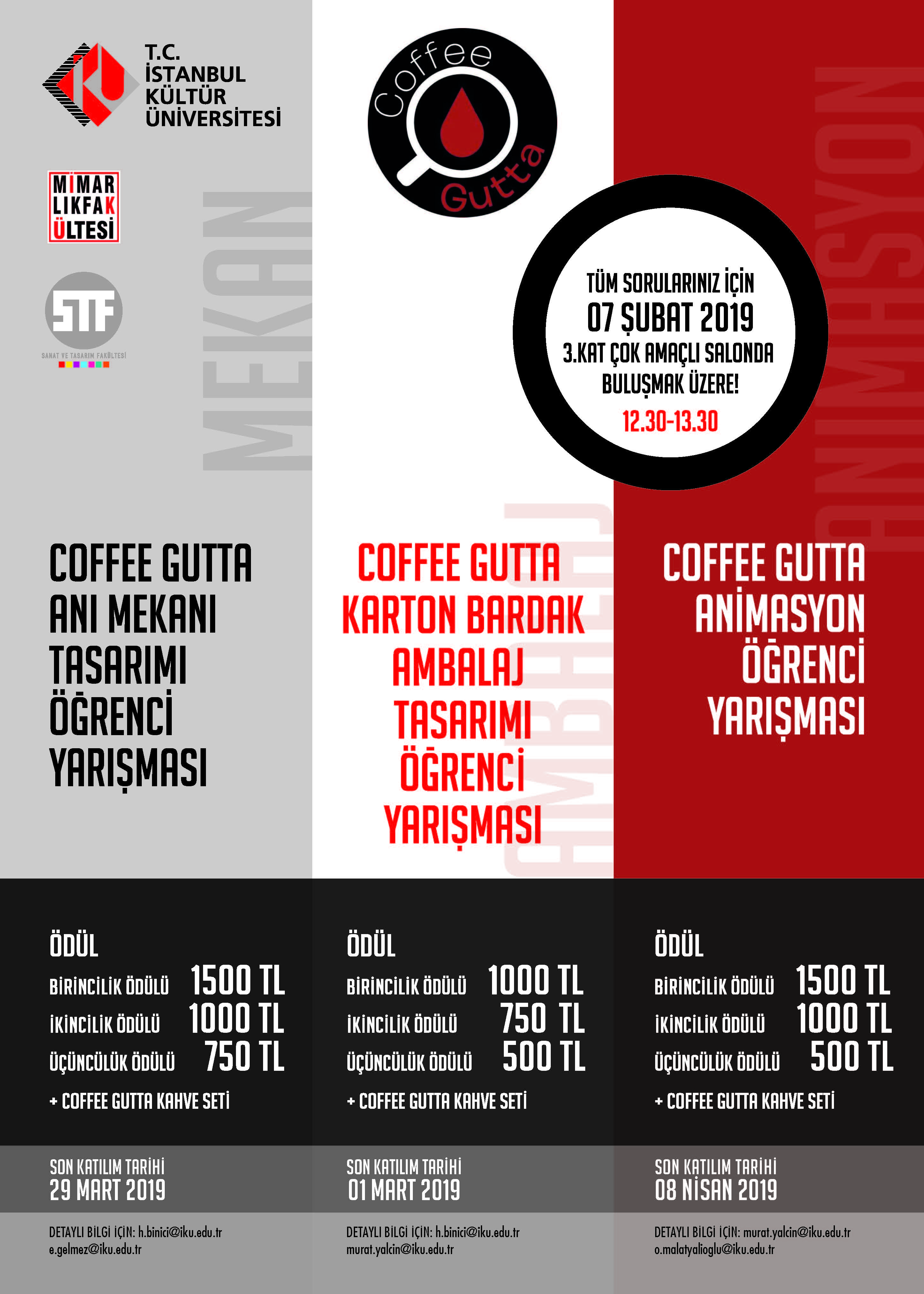 “Coffee Gutta Anı Mekânı Tasarımı Öğrenci Yarışması”