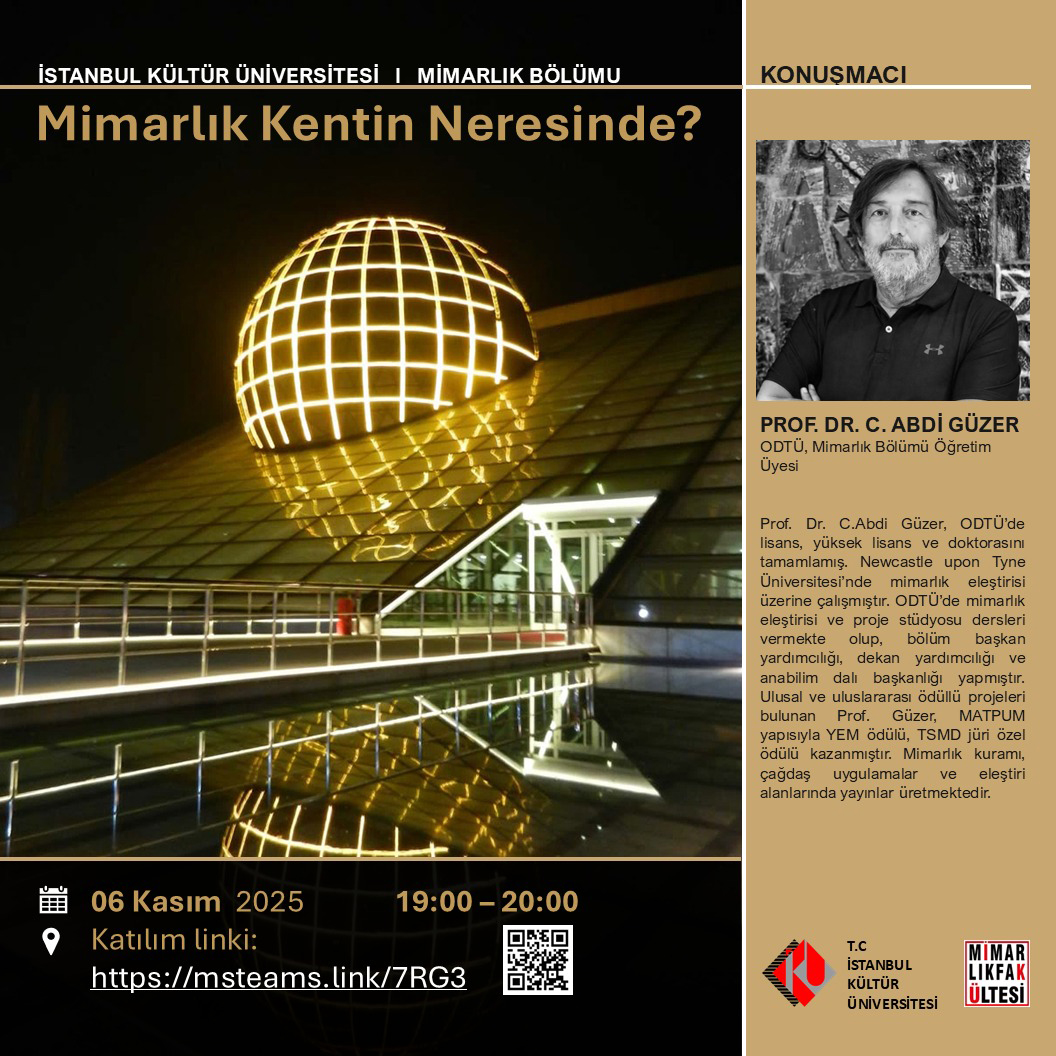 "Mimarlık Kentin Neresinde?"